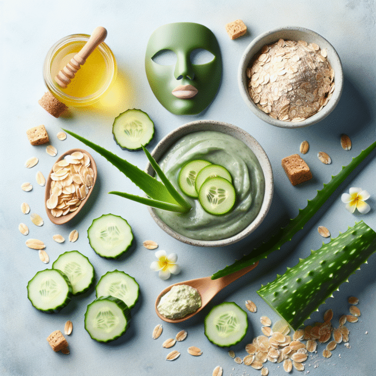 Receita de máscara facial calmante caseira para peles irritadas