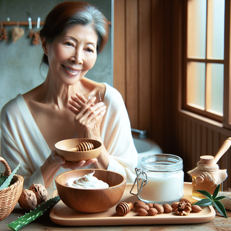 Creme facial caseiro para pele madura