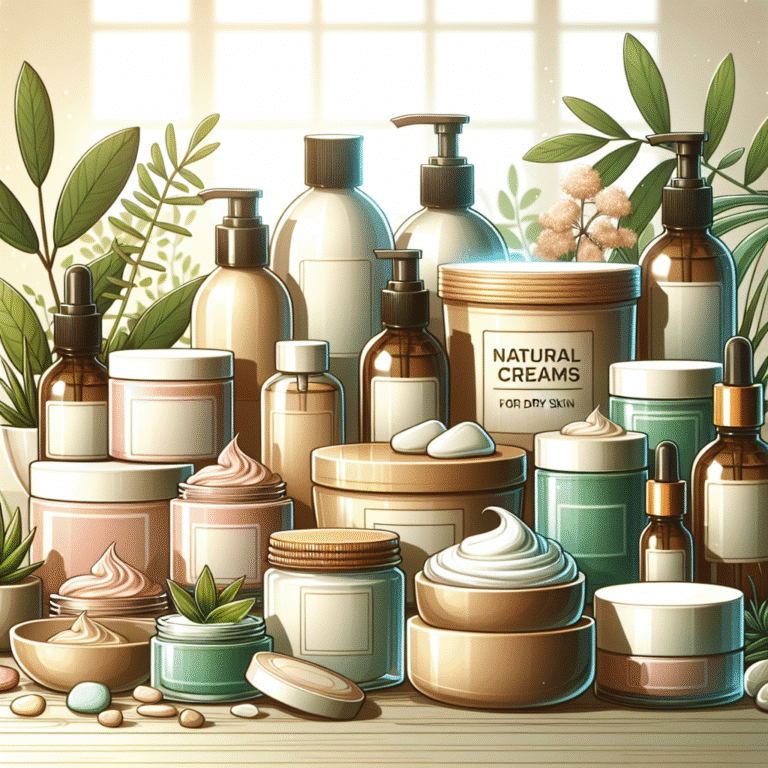 Cremes naturais para pele seca