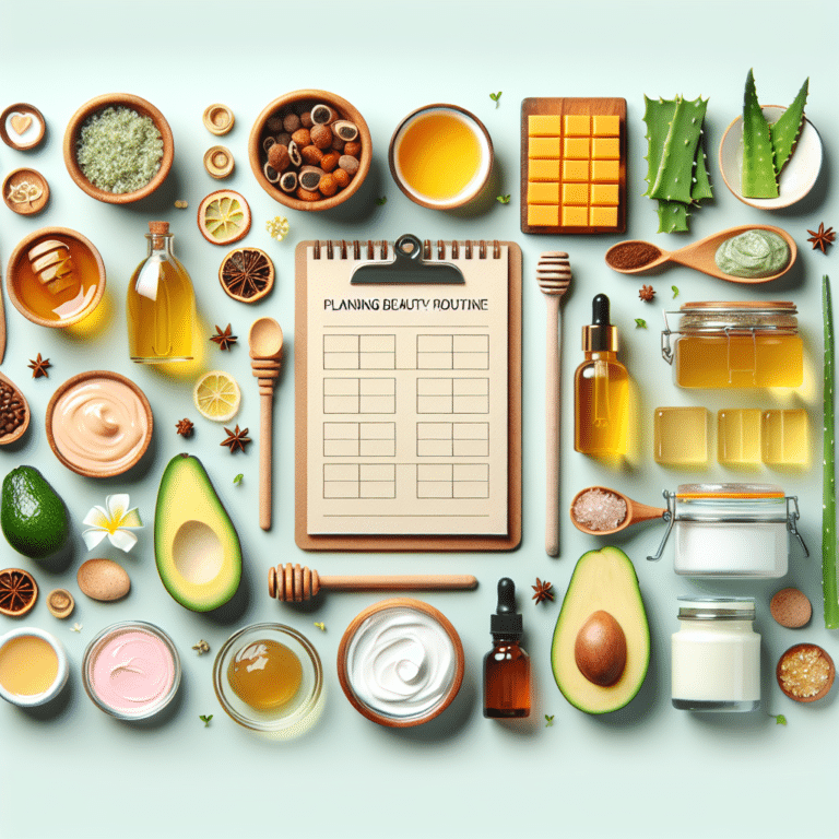 Como planejar rotina de beleza com produtos caseiros