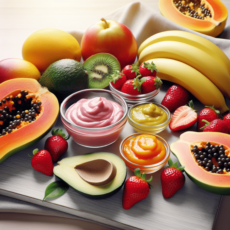 Máscaras caseiras de frutas: frescor e nutrição para o rosto