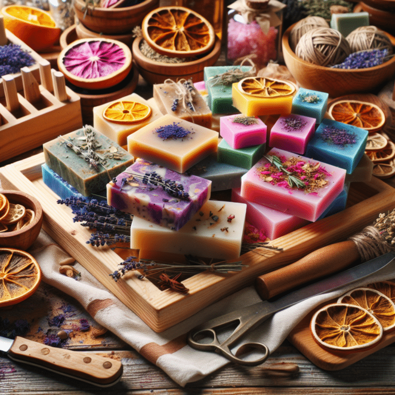 Como fazer sabonetes coloridos com ingredientes naturais: criatividade na cozinha