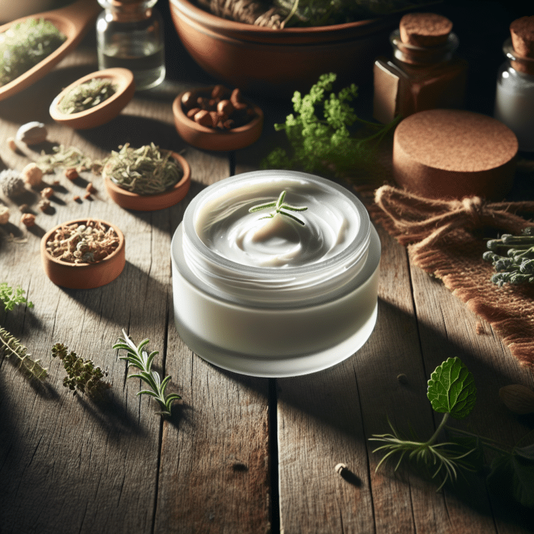 Creme natural para mãos ressecadas
