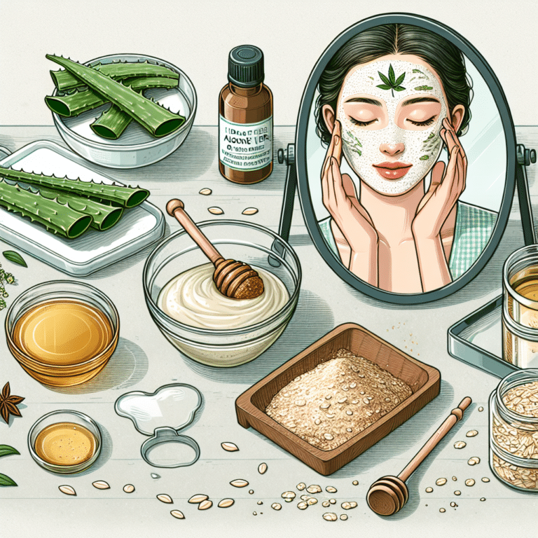 Como fazer máscara facial caseira para acne com ingredientes simples