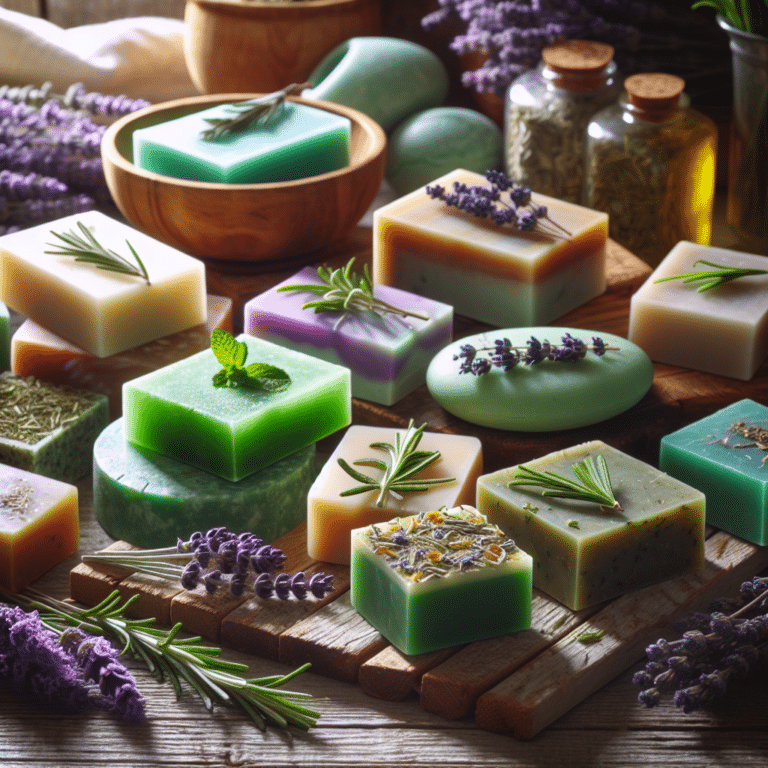 Sabonetes artesanais com ervas naturais: aromas e propriedades