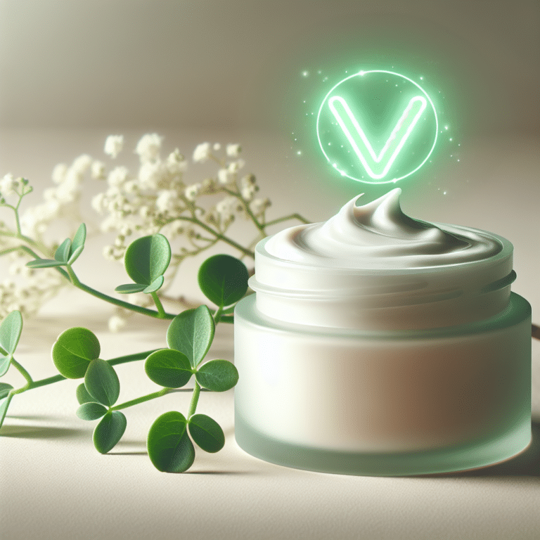 Creme hidratante vegano para o rosto
