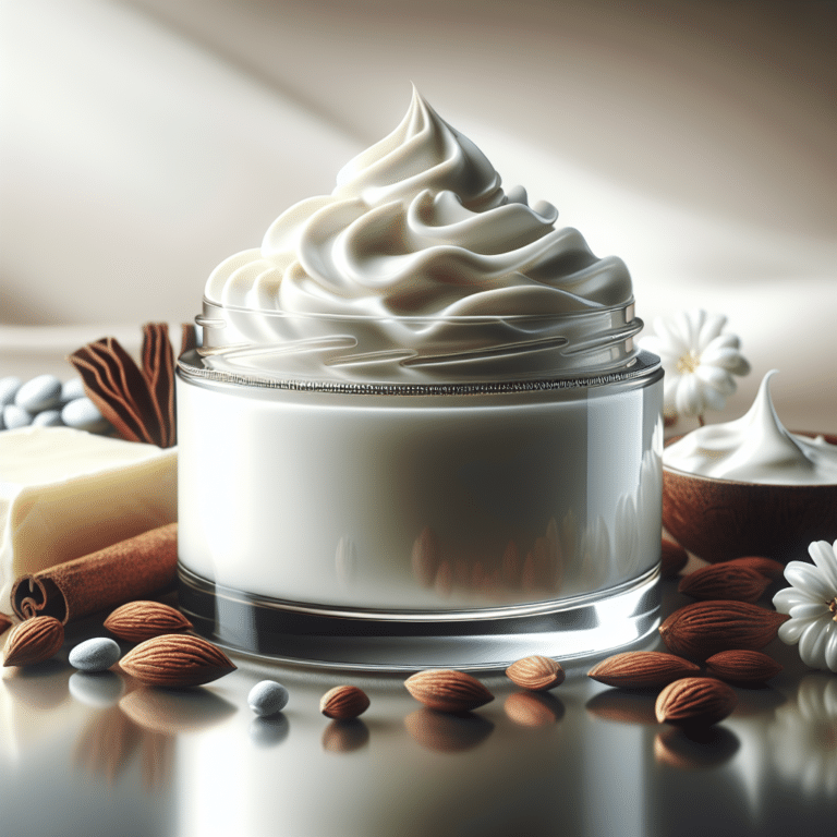 Creme natural nutritivo para o corpo