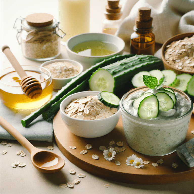 Receita de máscara facial calmante caseira: relaxe sua pele