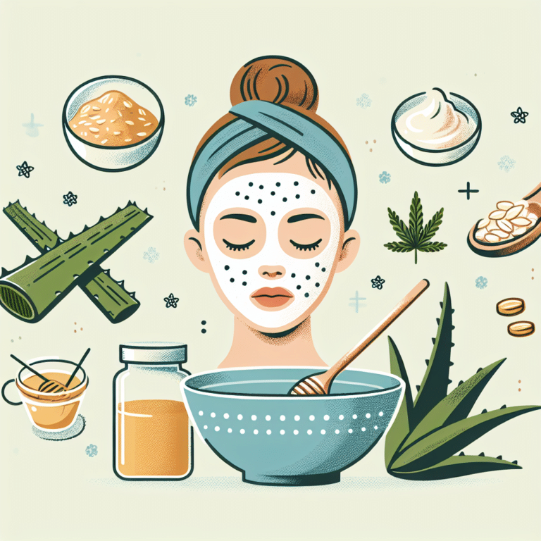 Como fazer máscara facial caseira para acne com ingredientes simples