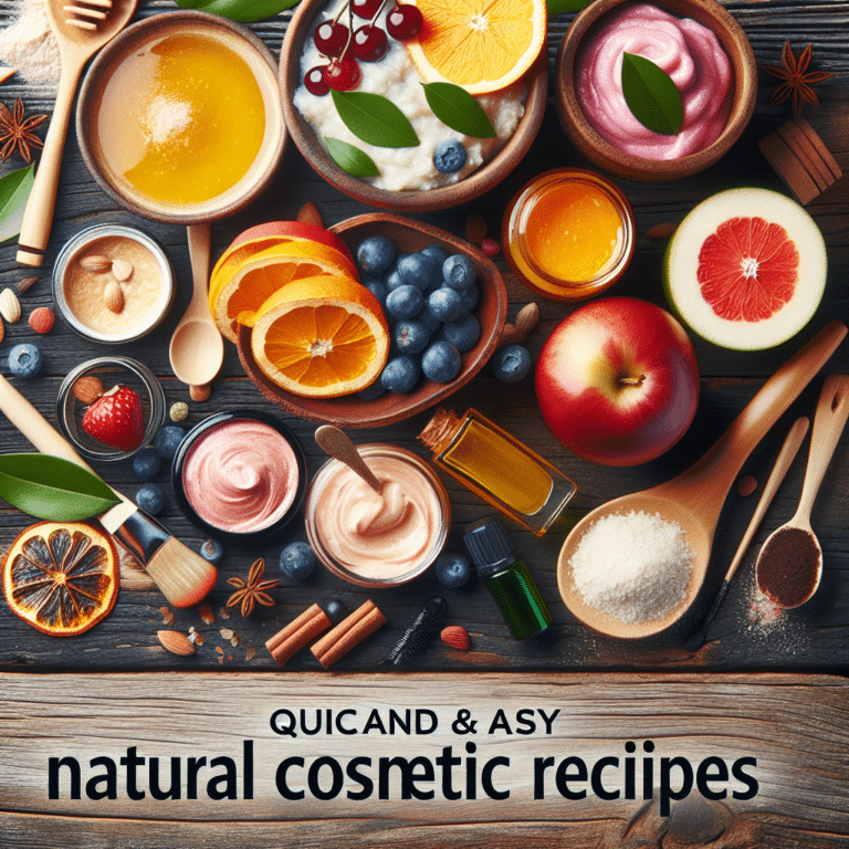 Dicas de receitas fáceis e rápidas de cosméticos naturais
