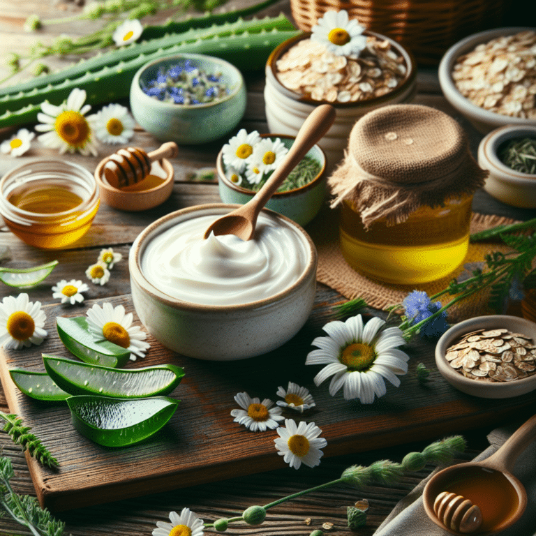 Cremes naturais para pele sensível